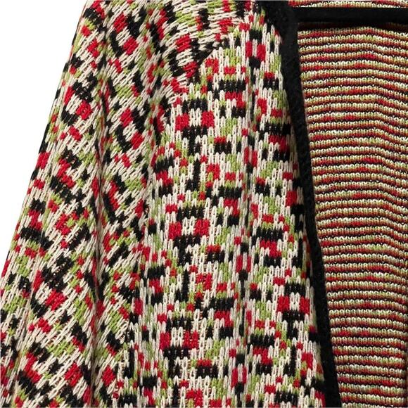 Vintage Arista Knitwear New York Open Front Poncho w/ hand‎ holes - Picture 3 of 8